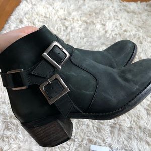 ASOS leather booties
